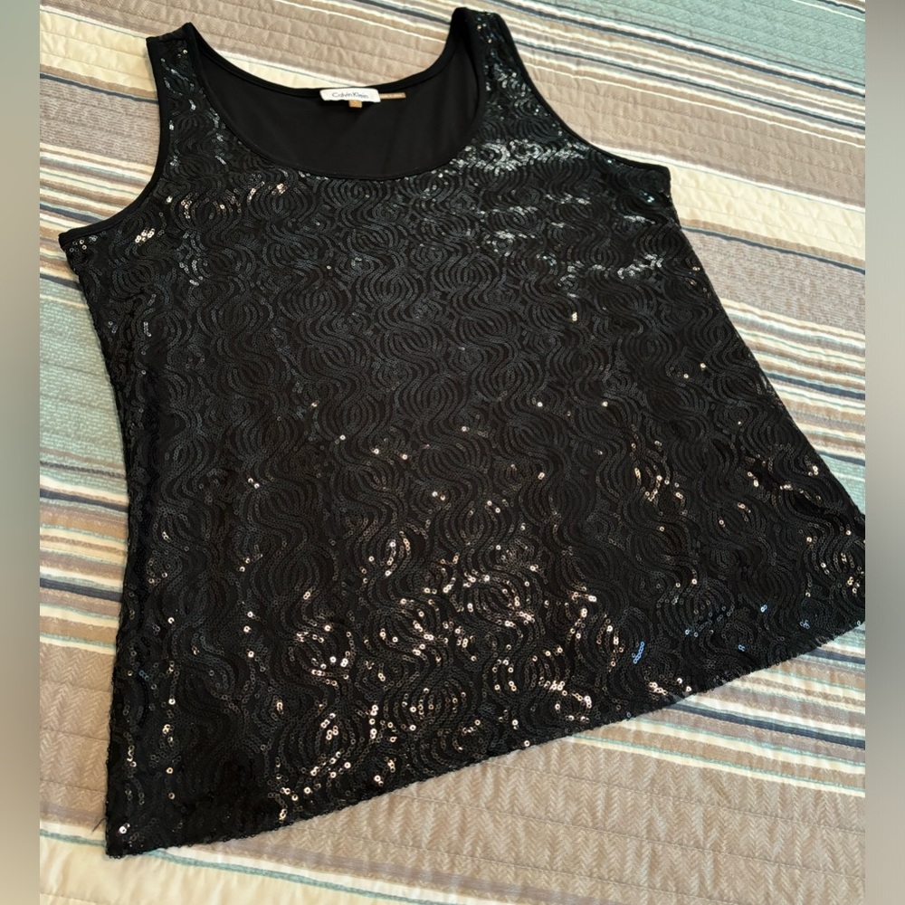 Calvin Klein Sequins Top